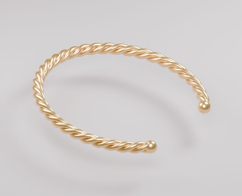 Preview of the twisted cuff